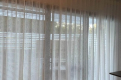Zebra blinds with curtains in Australia
