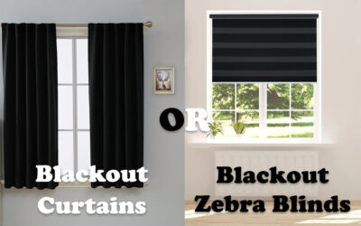 Are blackout Zebra blinds better than Curtains | Why?