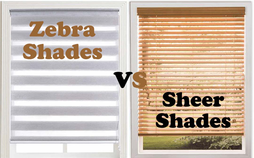 Zebra Shades vs Sheer Shades Elain Blinds Perth, Australia